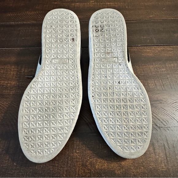 Puma Suede Classic Sneakers Black White Retro Men's Size 14 - Picture 6 of 8